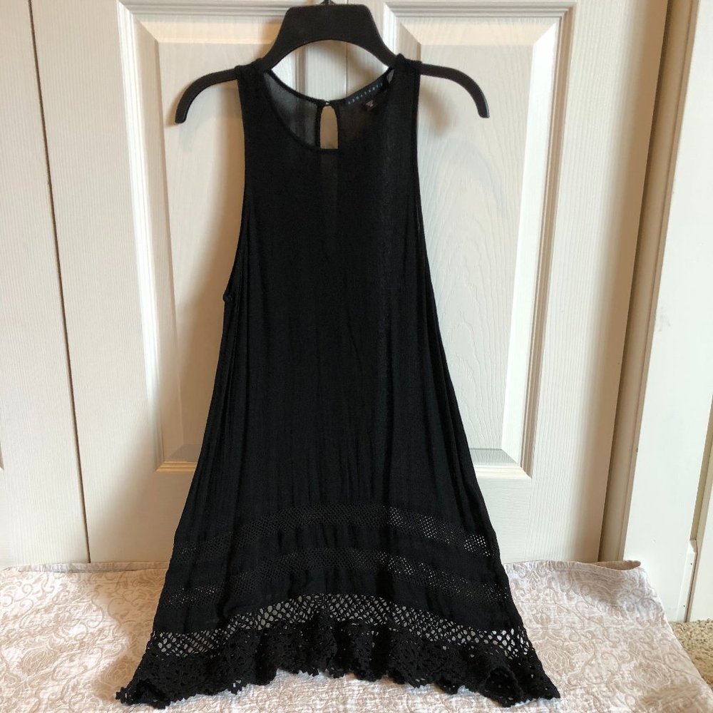 Sanctuary Black Gauzy Tunic Dress